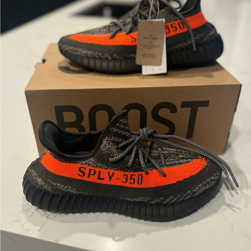 NEW Yeezy Boost 350 V2 - Black and Orange 100% Authentic